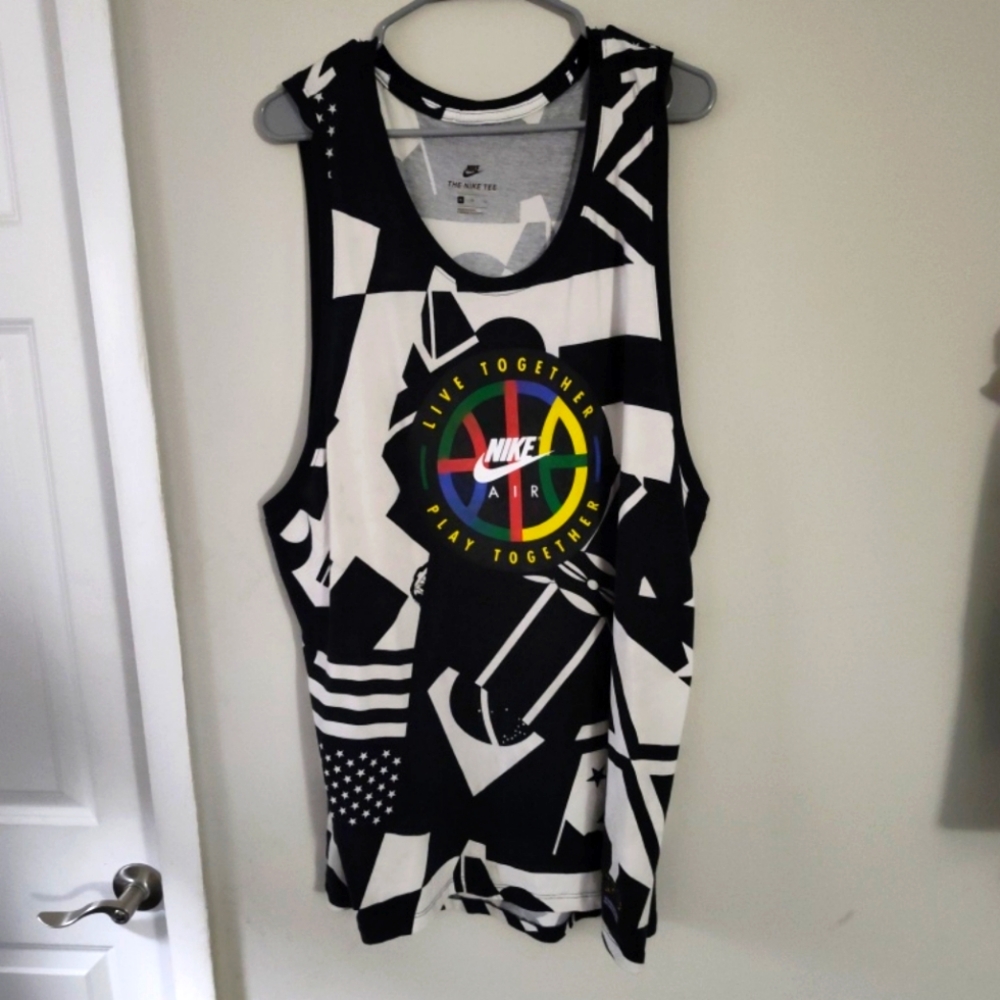 Nike "90's wildcard flag all over" tank top